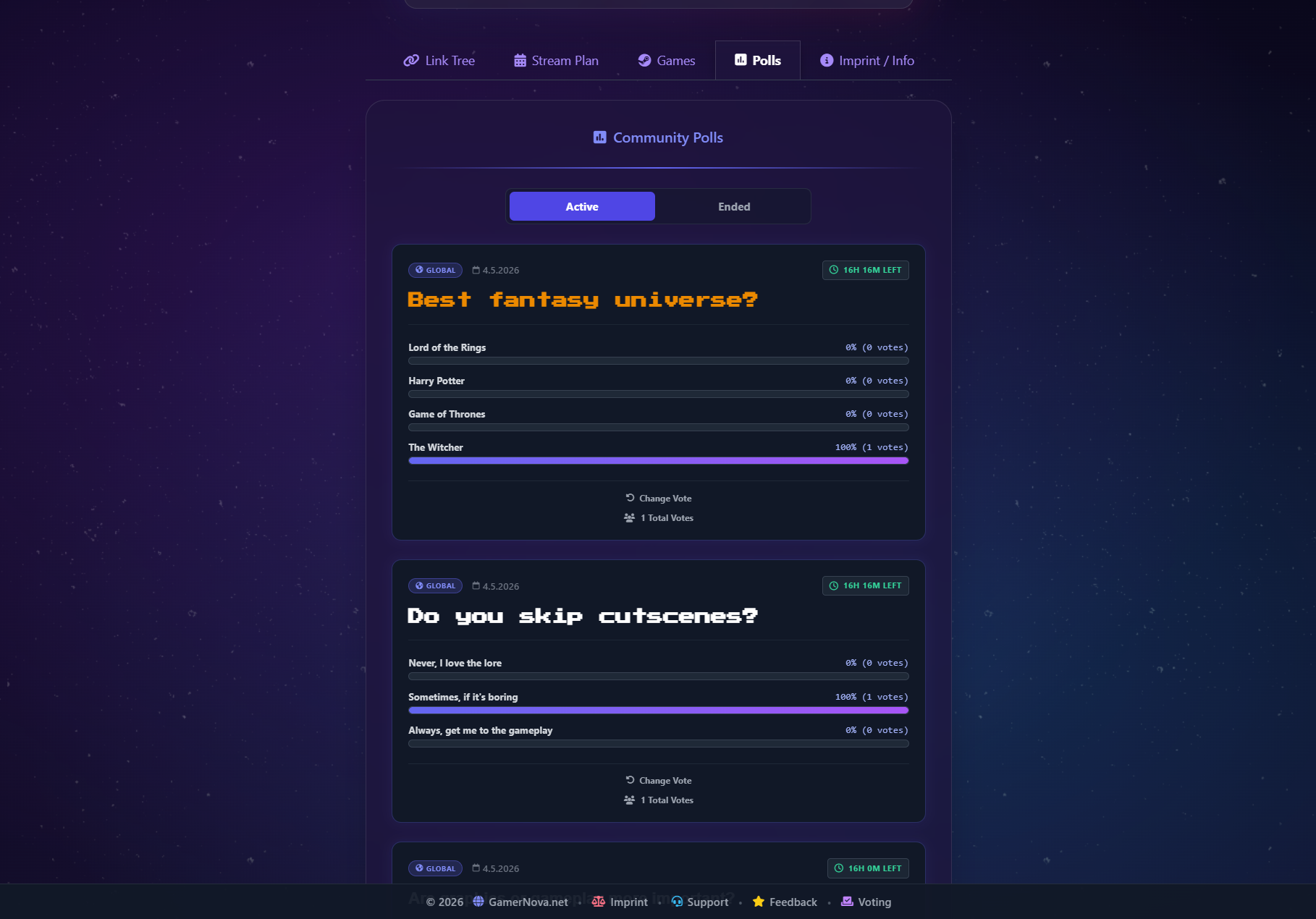 Polls Example